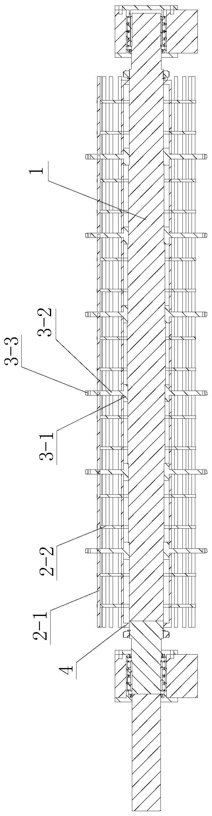 Track transmission mechanism for continuously pressurized belt-type dehydrator and application of track transmission mechanism