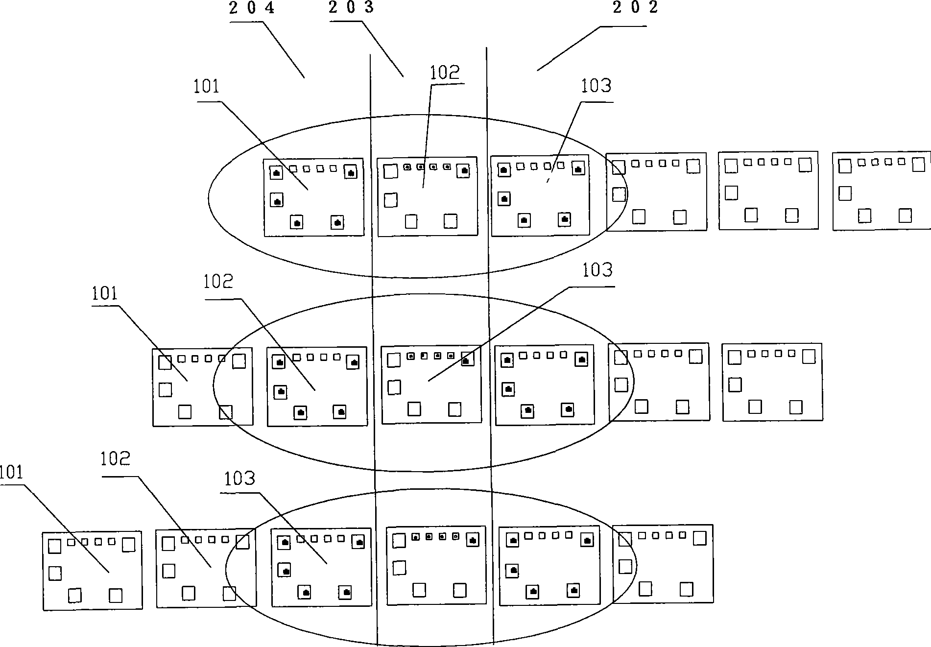 Test method for asynchronously repairing and adjusting silicon wafer with anti-interference