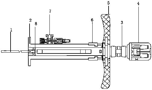 Suction-type lumbar puncture needle