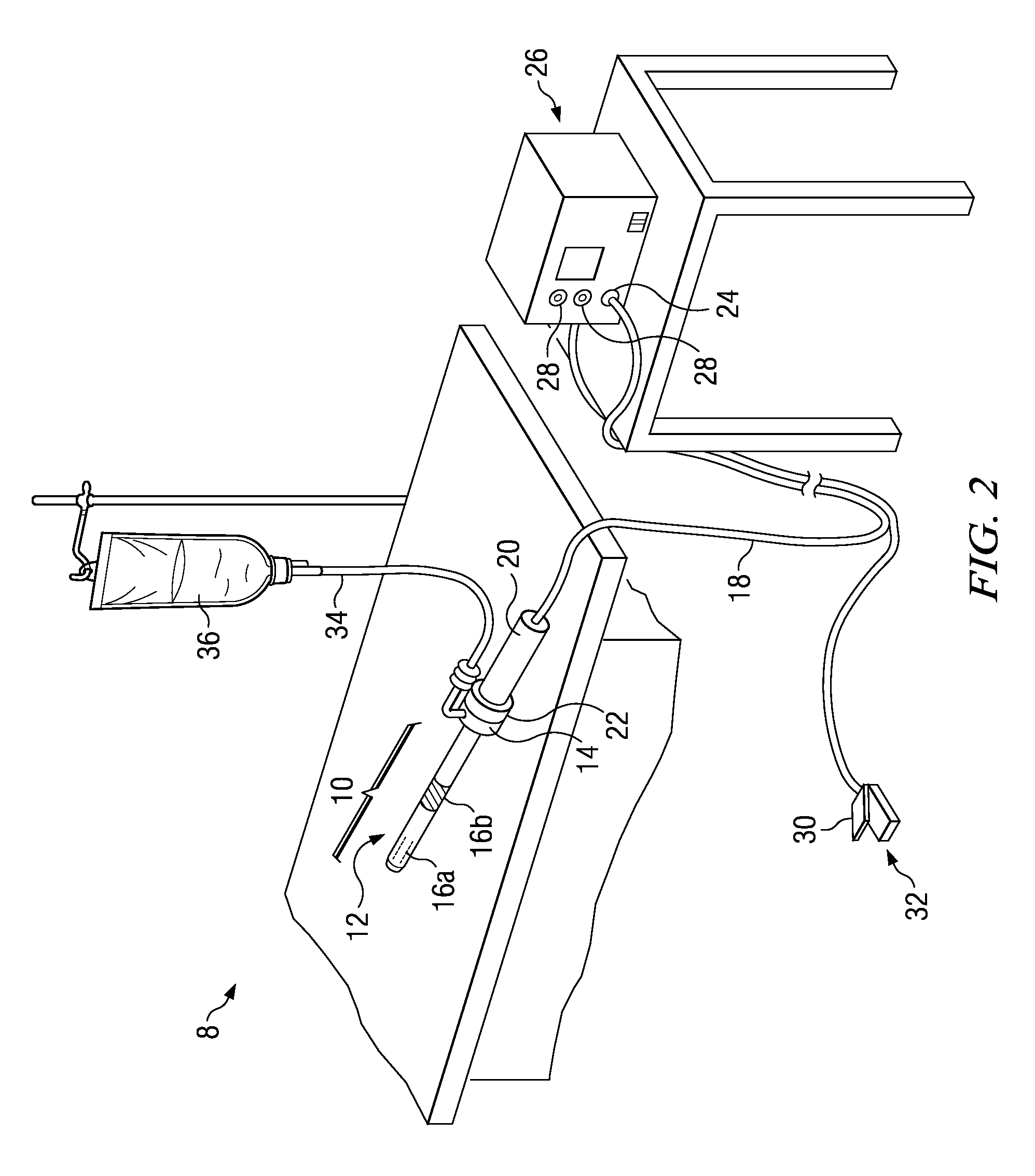 Electrosurgical system and method for treating chronic wound tissue