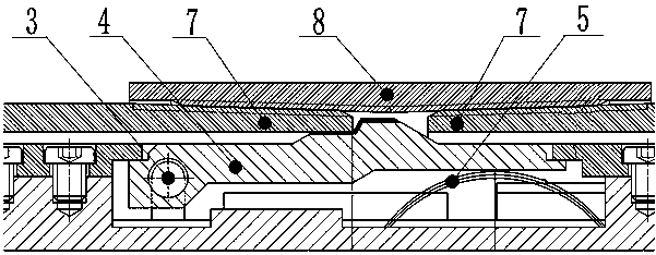 Mechanical section hoop positioner and application method thereof