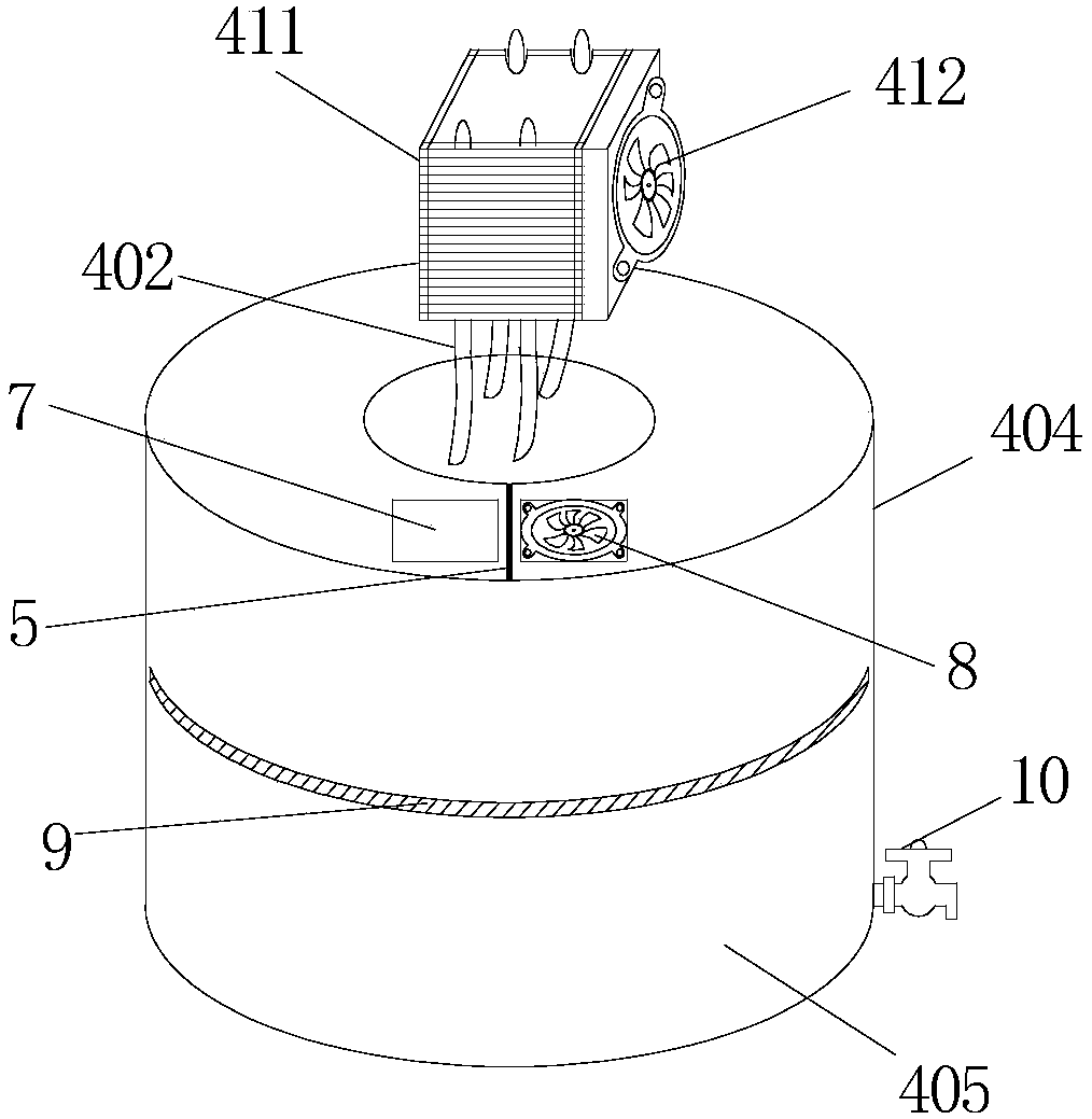 A kind of solar semiconductor refrigeration type water collector