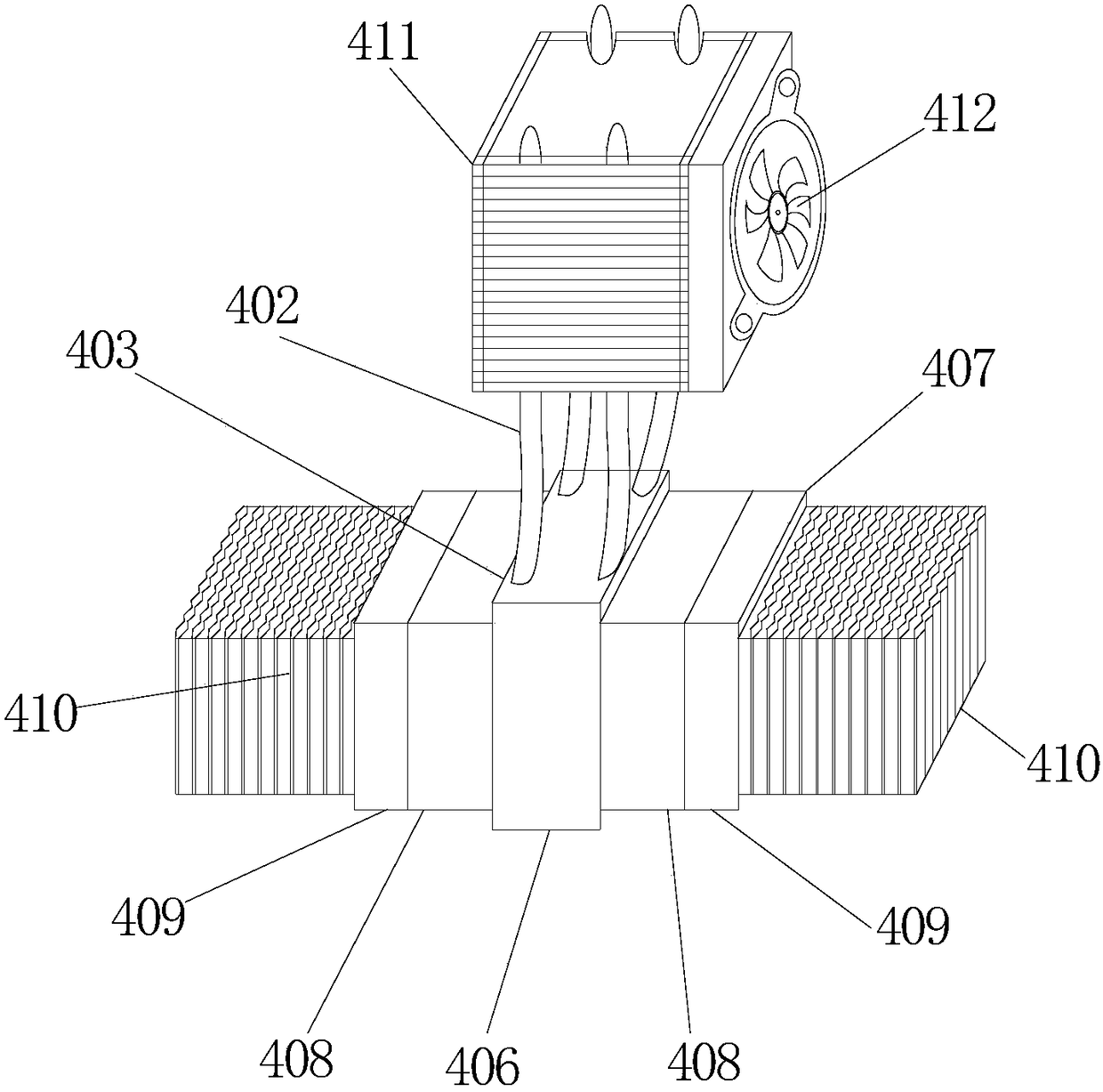 A kind of solar semiconductor refrigeration type water collector