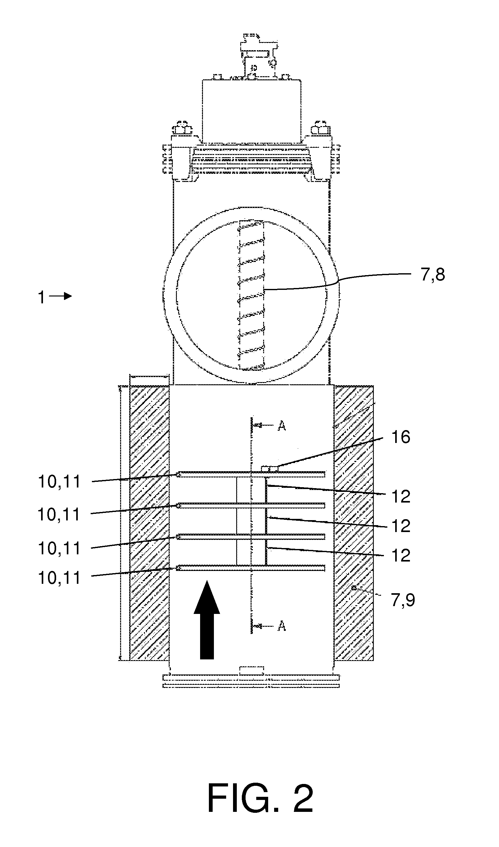 Hot-trap assembly for trapping unreacted gas by- products