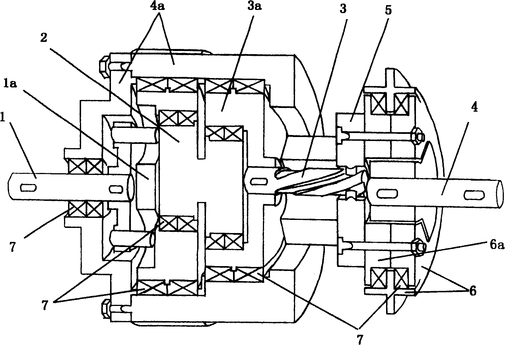 Coupling type clutch