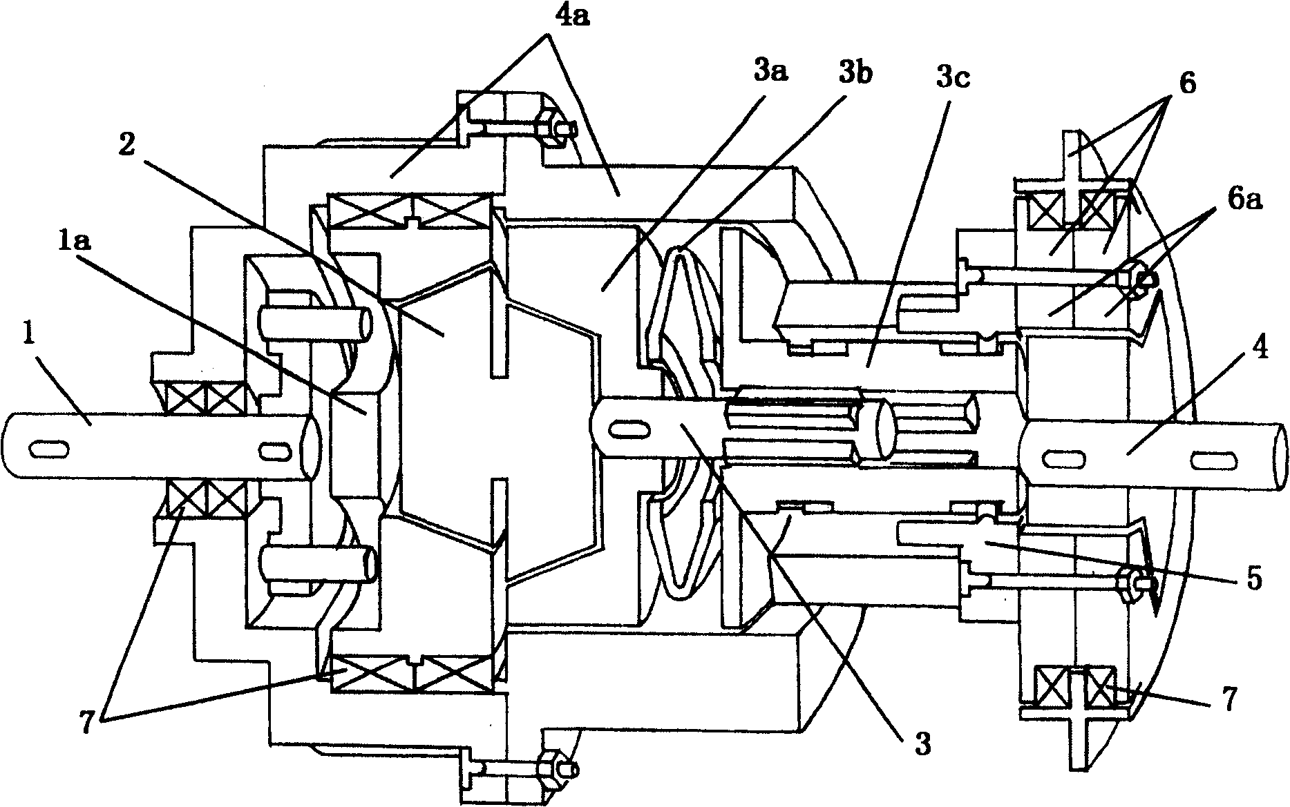 Coupling type clutch