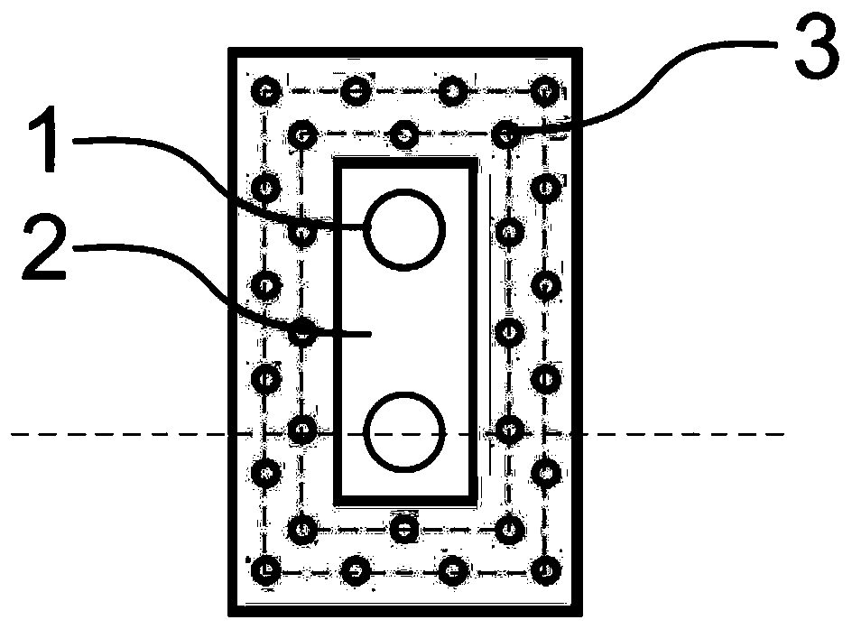 Construction method for RJP utilized reversely built enclosure structure