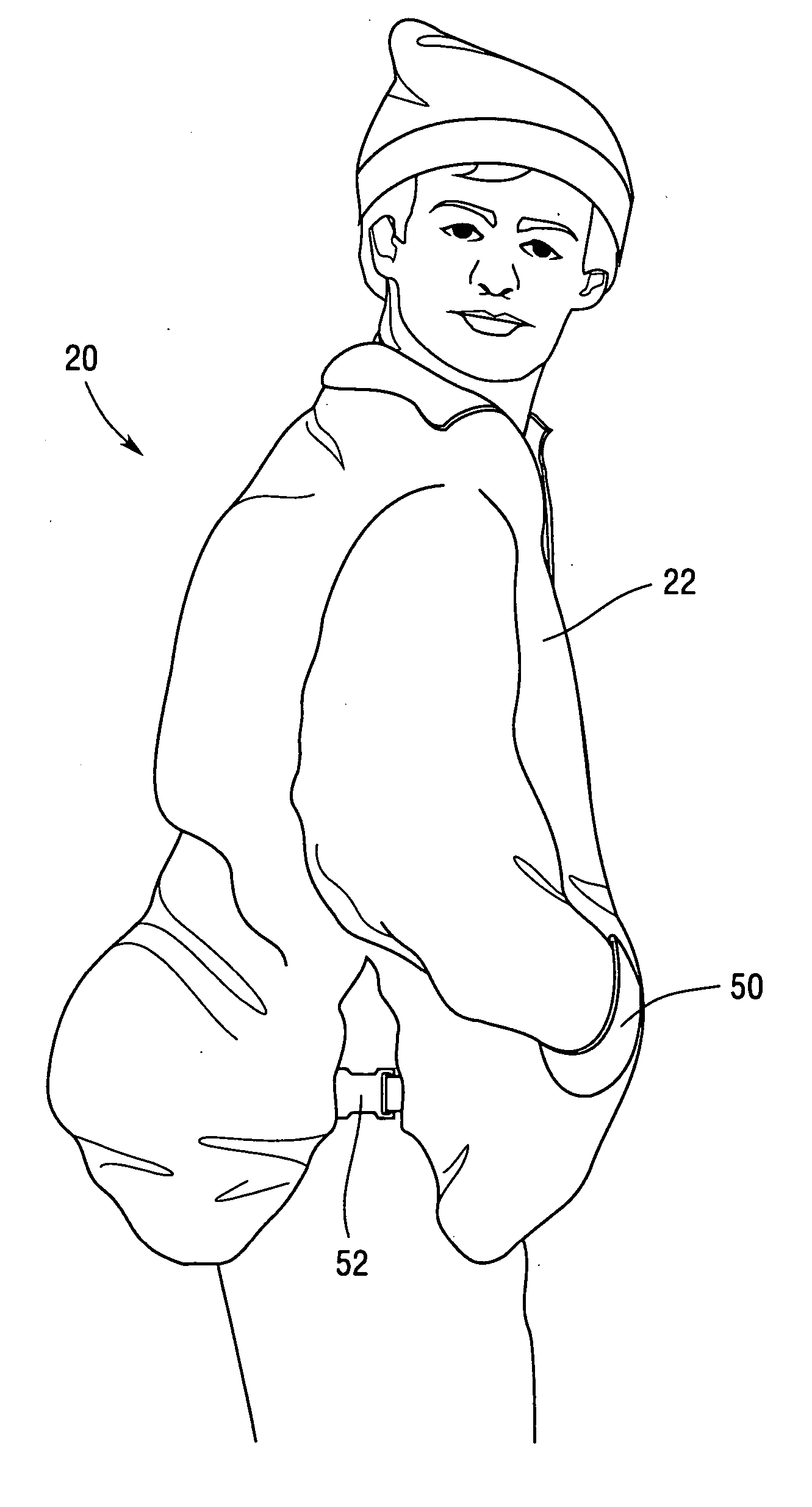 Convertible outerwear garment with thermal insulation