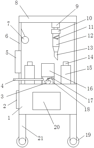 Experiment table based on robot