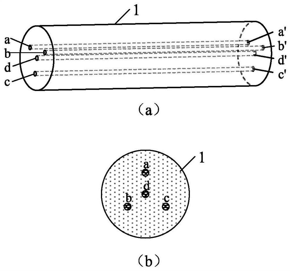 Reflective multi-core circular fiber optic shape sensor