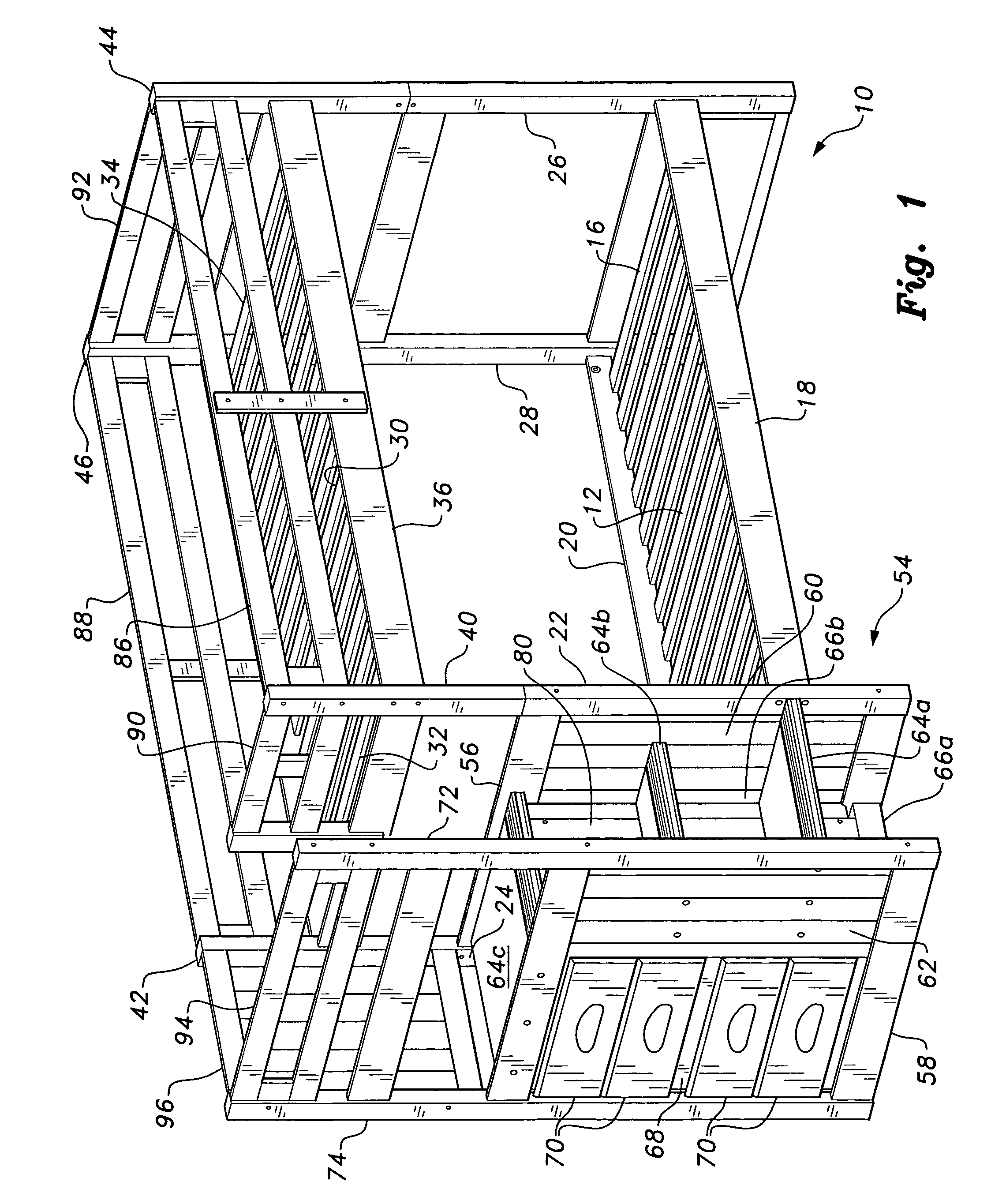 Bunk bed with integral staircase