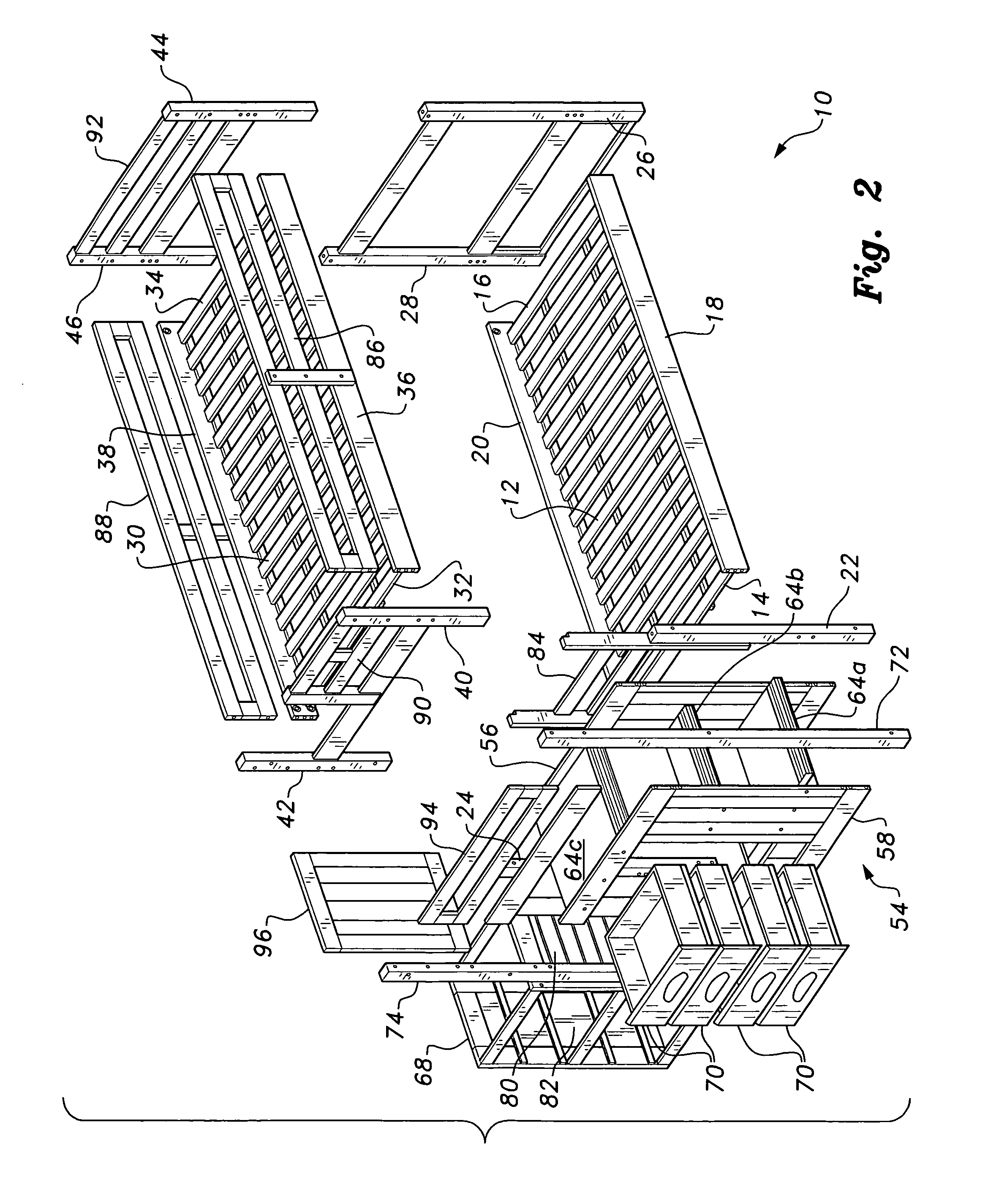 Bunk bed with integral staircase