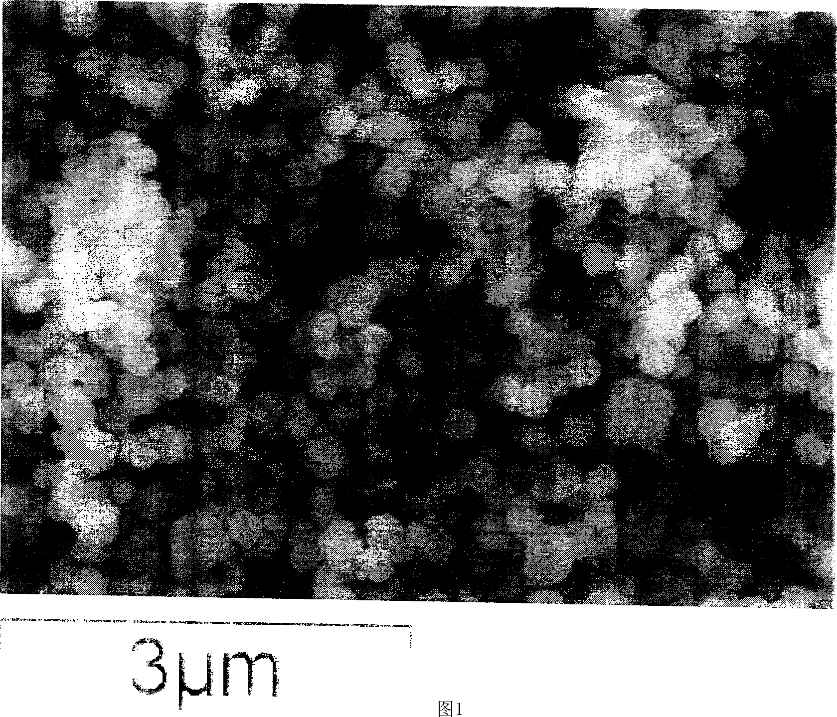 Preparation method of oxygen-producing photocatalyst of composite oxides