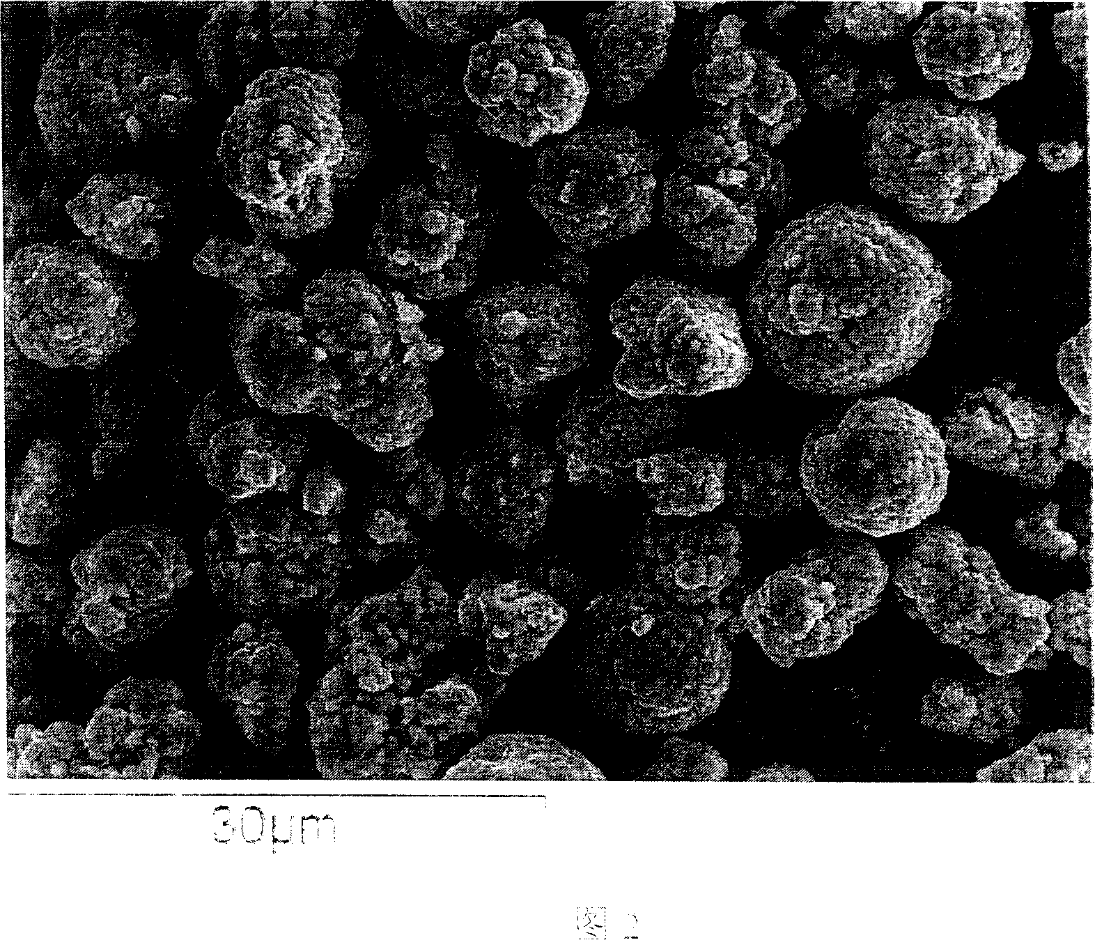 Preparation method of oxygen-producing photocatalyst of composite oxides