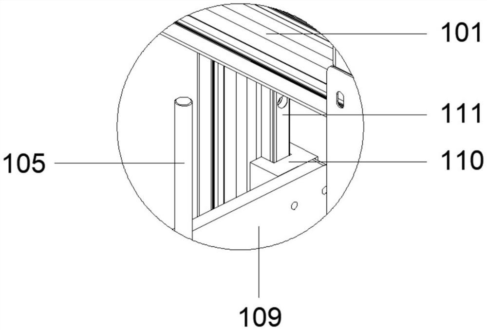 Full-automatic intelligent marking machine and working method thereof