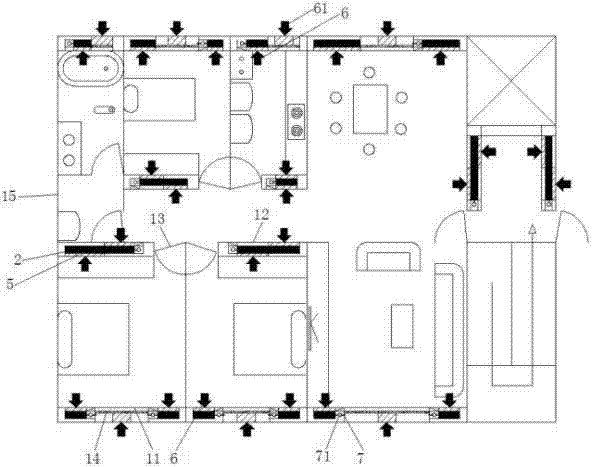 High-rise automatic fire prevention system