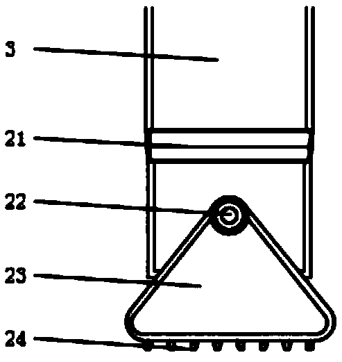 Novel concrete stirring machine