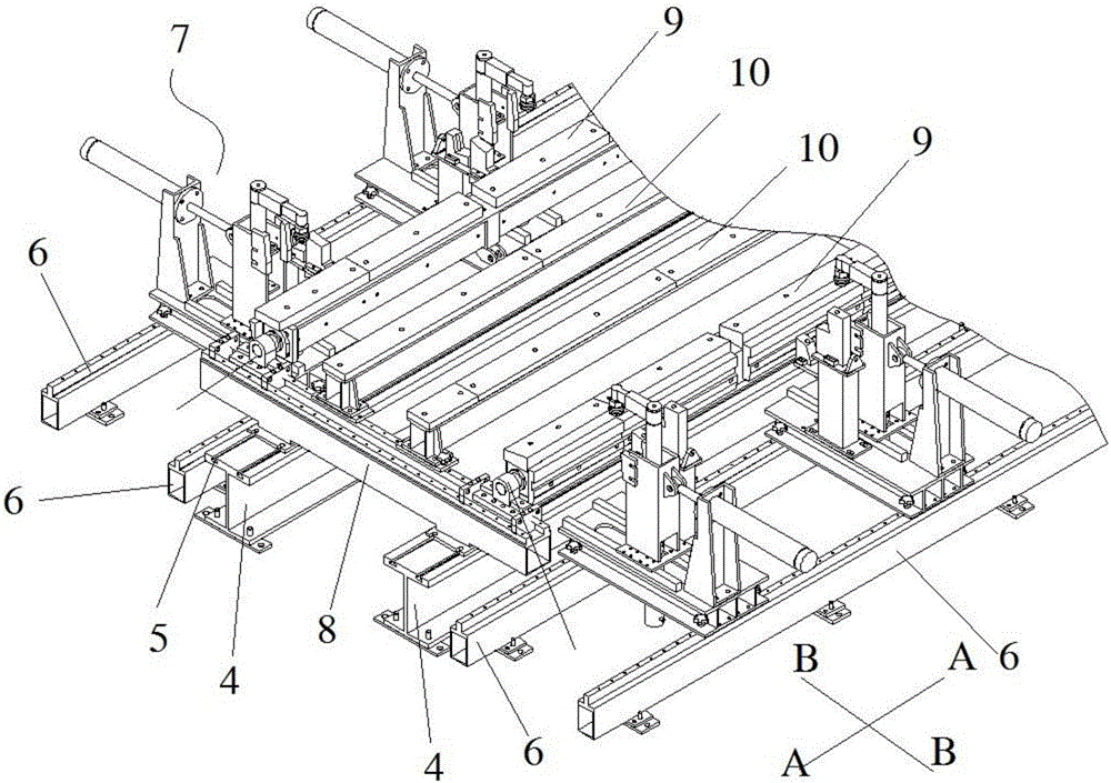 Frication stir welding flexibility tool for subway vehicle side wall