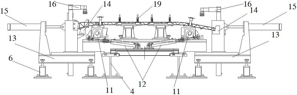 Frication stir welding flexibility tool for subway vehicle side wall