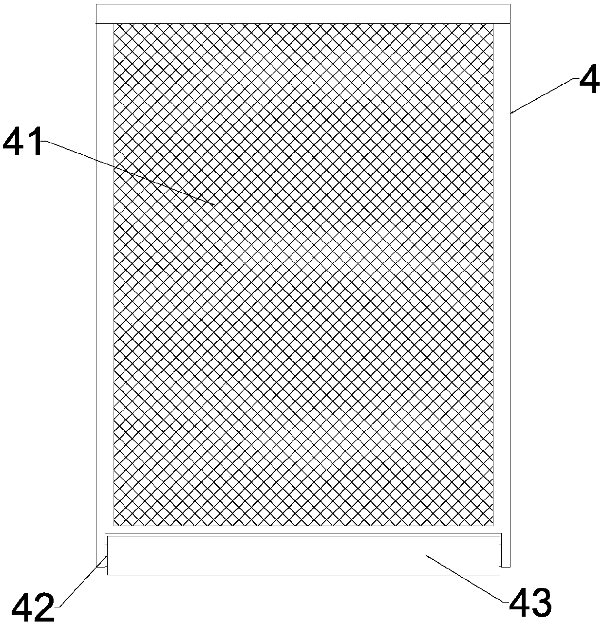 Vibration separation and collection system of grain impurities