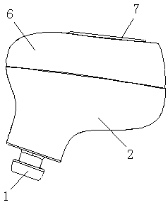 A wireless earphone using a short-tailed helical antenna and a short-circuited l-shaped radiator