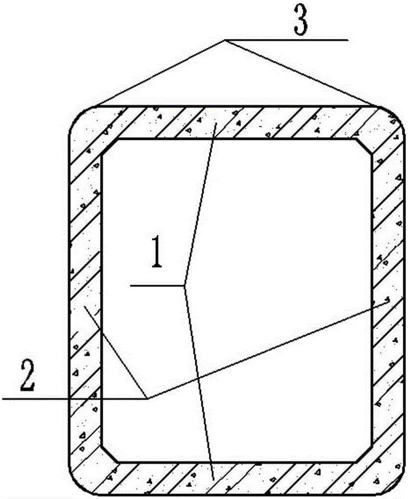 Steel bell socket arc shearing culvert for jacking construction