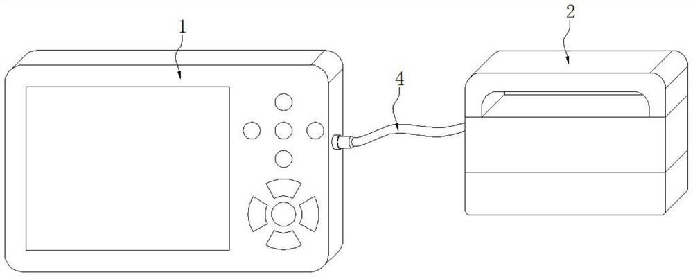 Pipeline defect ultrasonic detection device