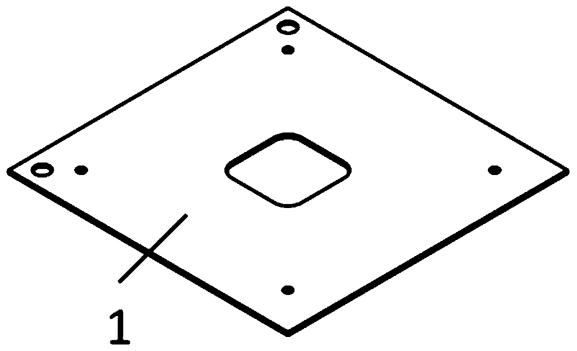 Machining method of butterfly-shaped composite material sandwich part