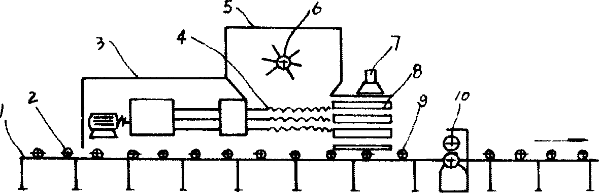 Composite wall plate producing process and system