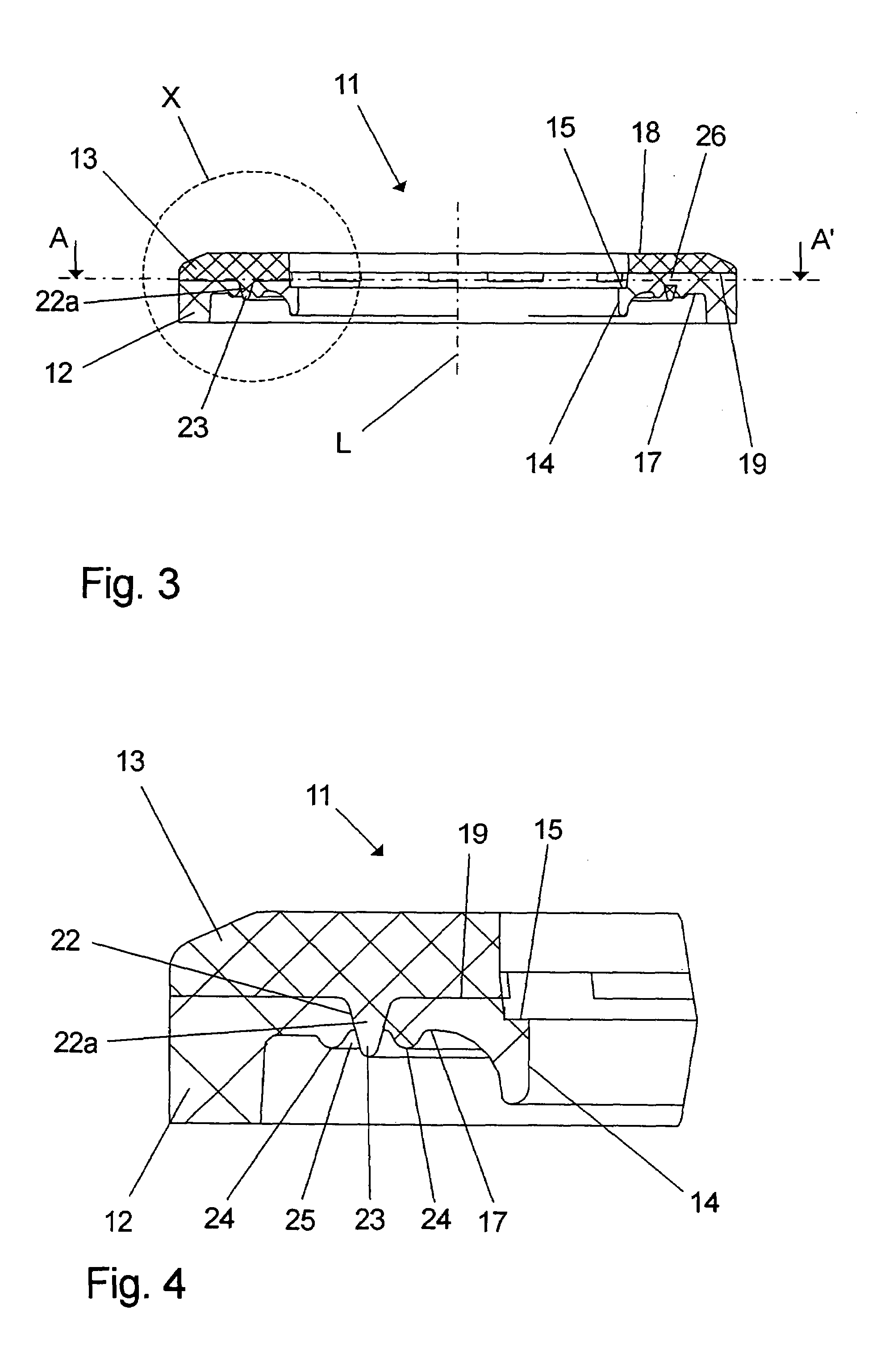 Annular disk for a sliding bearing