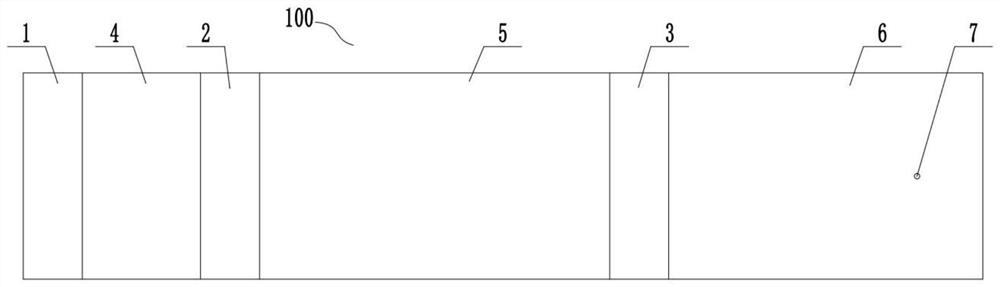 A kind of tailings pond mould bag dam grid storage structure and grid storage method