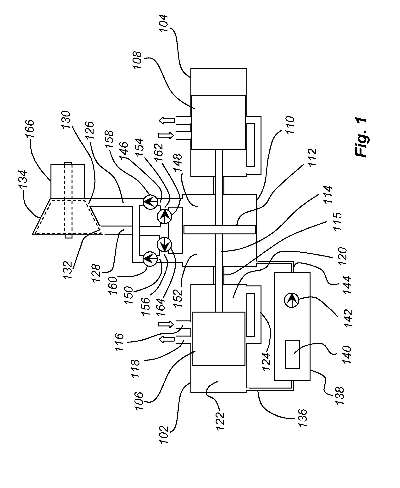 Internal combustion engine driven turbo-generator for hybrid vehicles and power generation