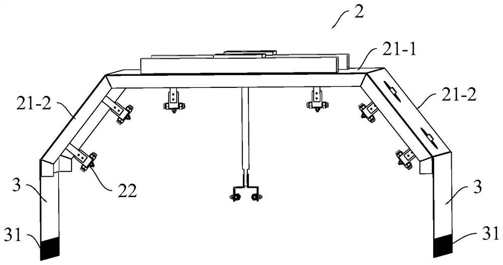 Pesticide spraying machine for spraying pesticide to intercropped crops