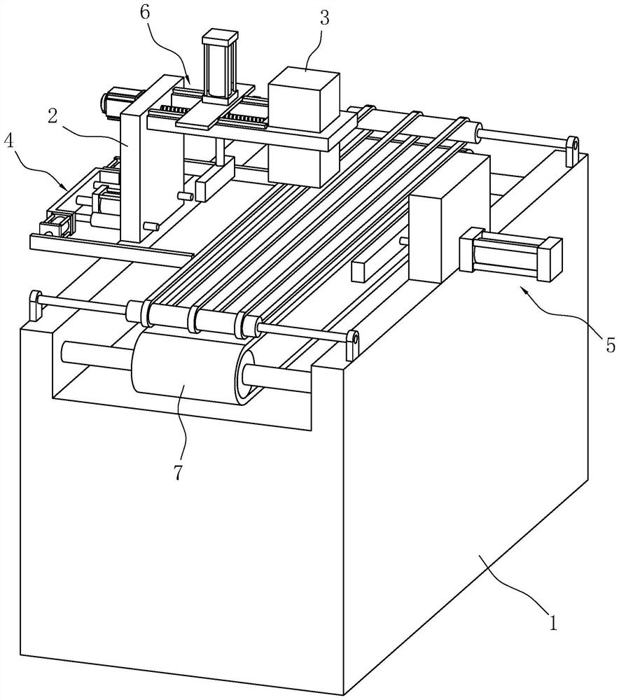 Folding, dispensing and online ink-jet printing device and ink-jet printing method