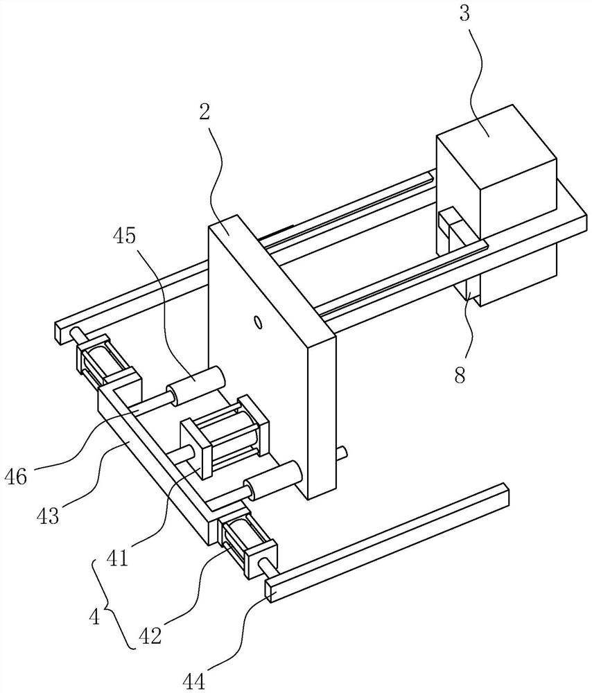 Folding, dispensing and online ink-jet printing device and ink-jet printing method