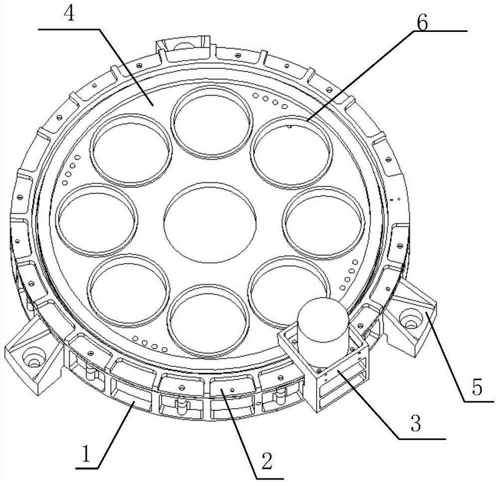 Annular optical filter wheel