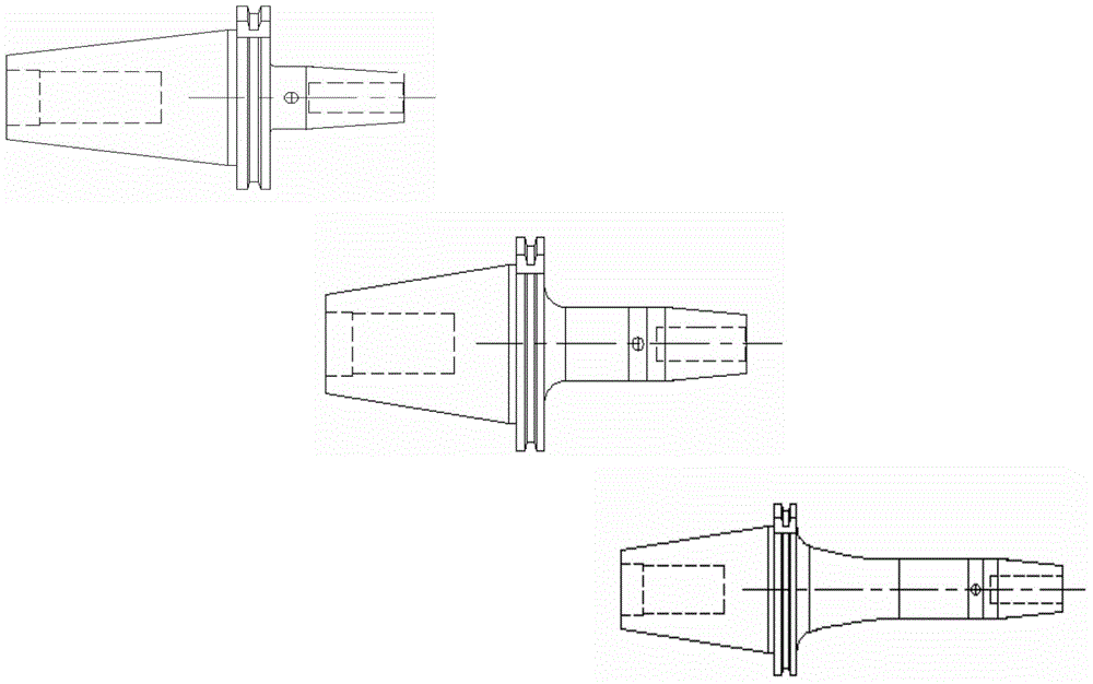 Long-cantilever large-scale integral blade-disc blade one-step milling method