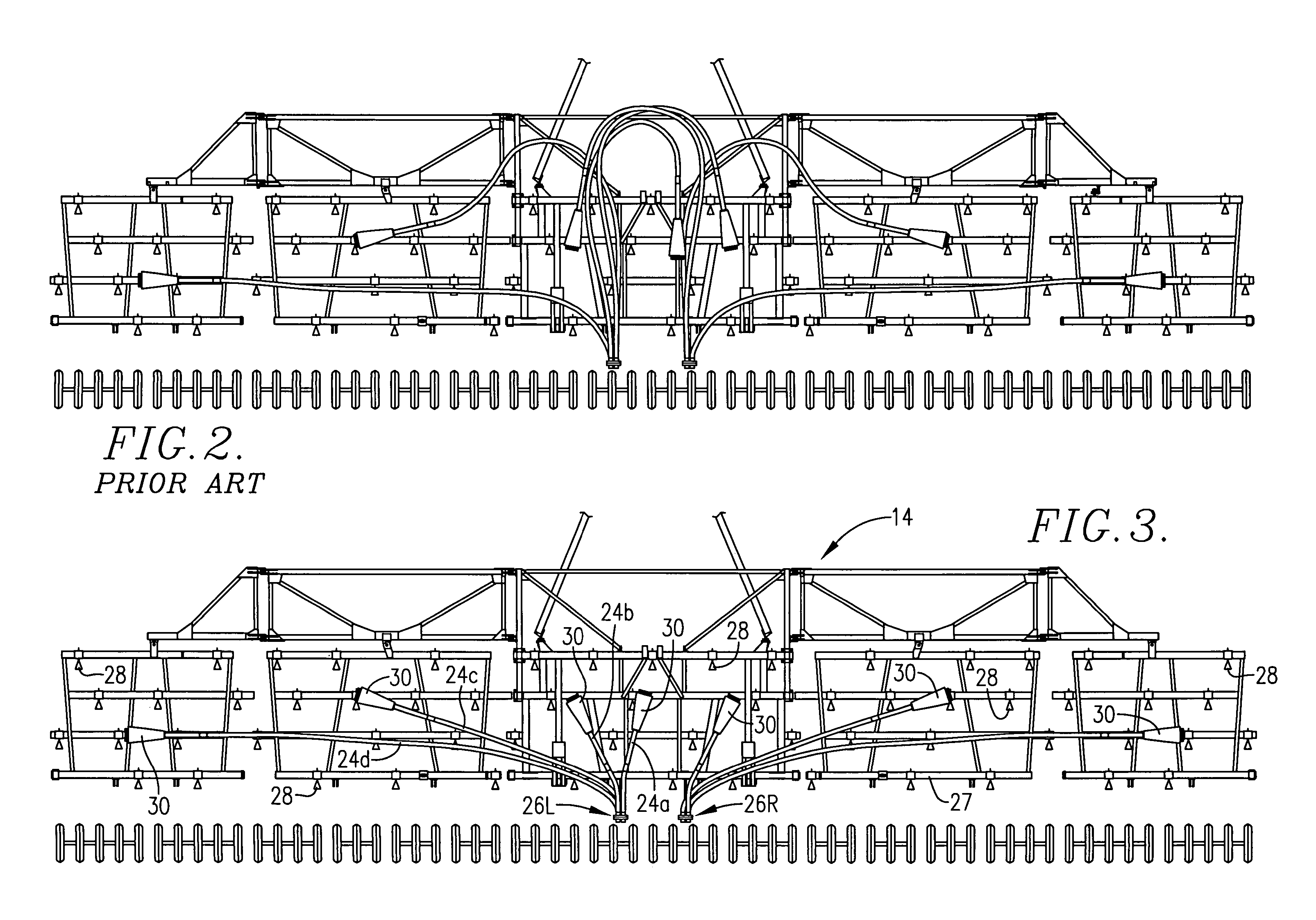 Pneumatic distribution system for air seeders