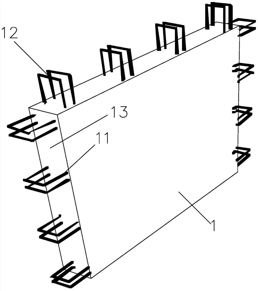 Prefabricated polypropylene fiber sludge ceramsite concrete wall based on rough surface connection and its construction method