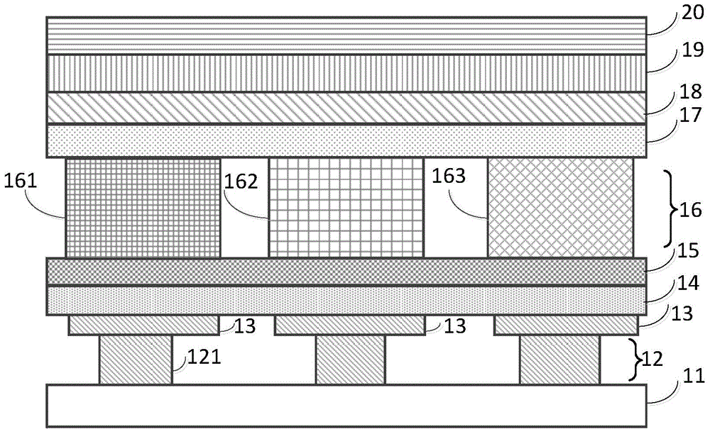 Quantum dot light emitting diode display