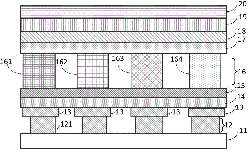 Quantum dot light emitting diode display