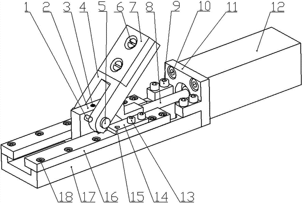 Material pressing mechanism with material pressing plate capable of being overturned automatically