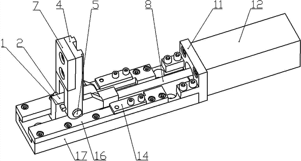 Material pressing mechanism with material pressing plate capable of being overturned automatically