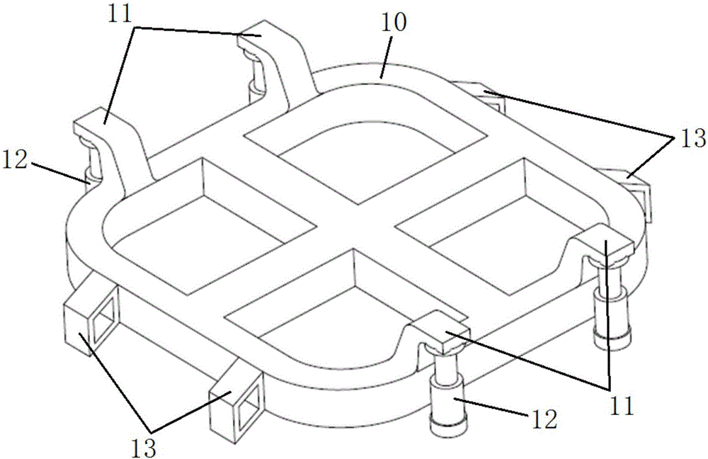 Crawler type wall climbing robot capable of moving horizontally and freely