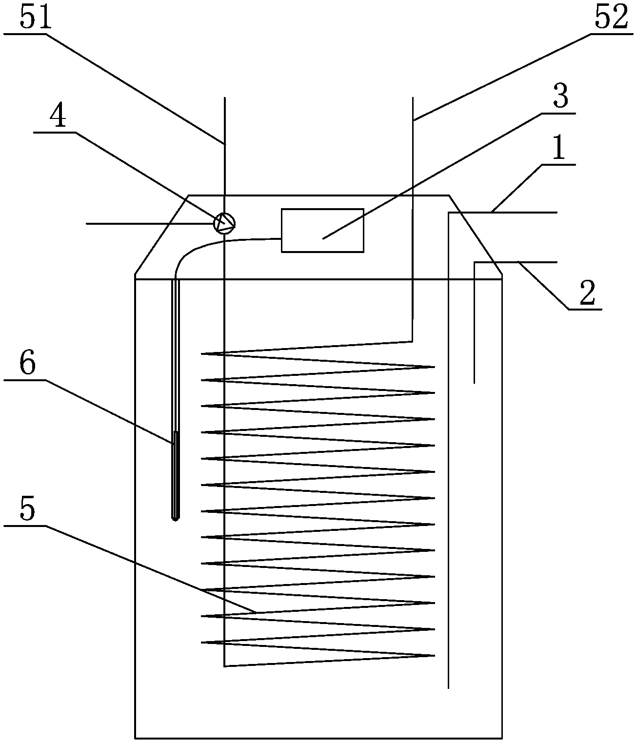 Water storage tank and bathroom water system thereof