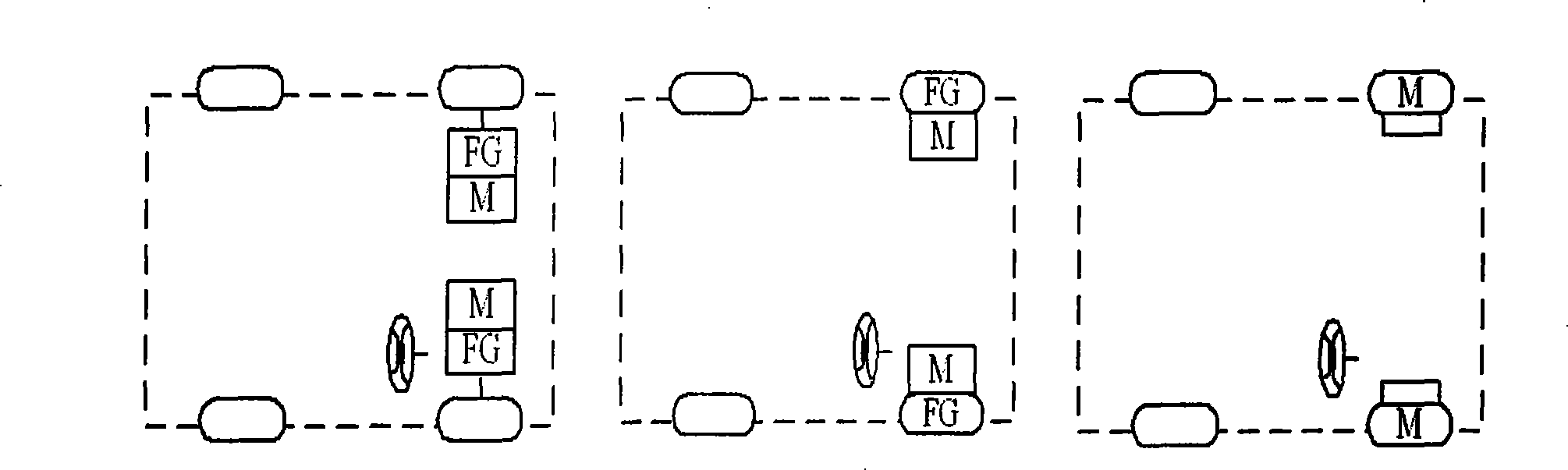 Double-motor skidproof differential drive axle of electric automobile