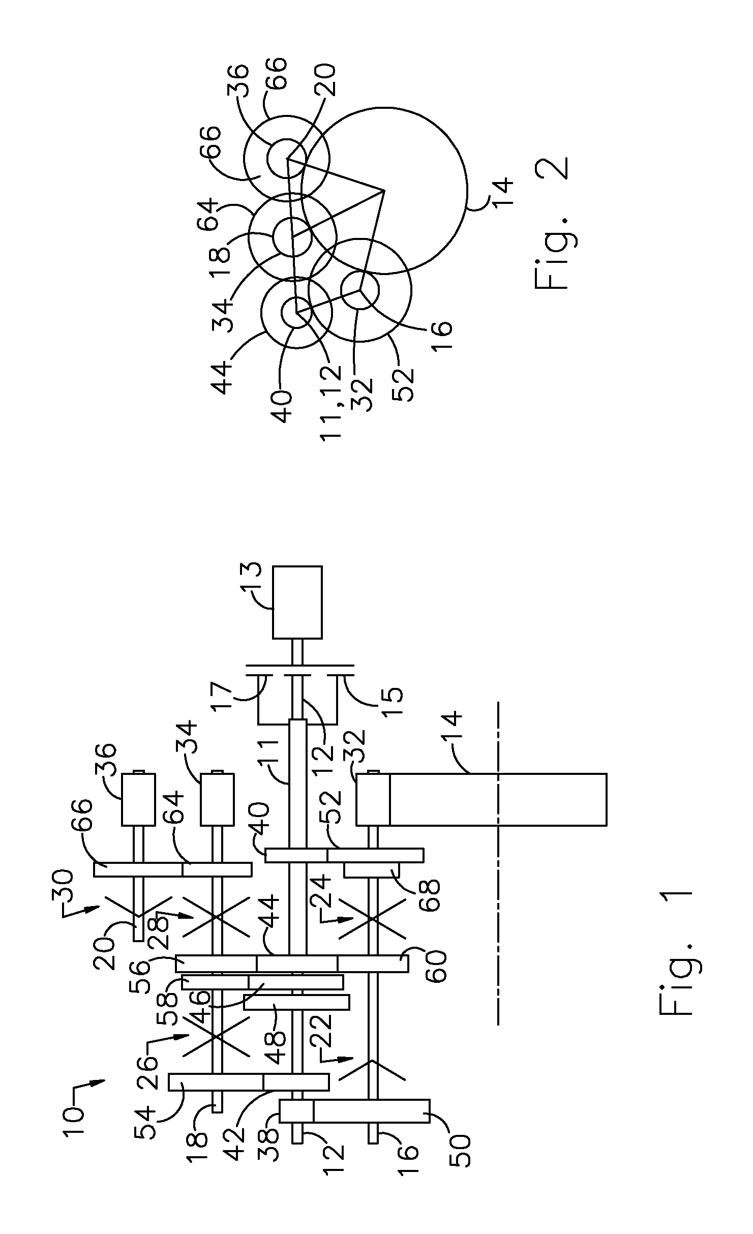 Hydraulic control for powershift transmission