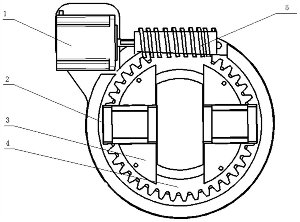 Compact electric driving steering wheel of driving and steering integrated bottom-entering type parking robot