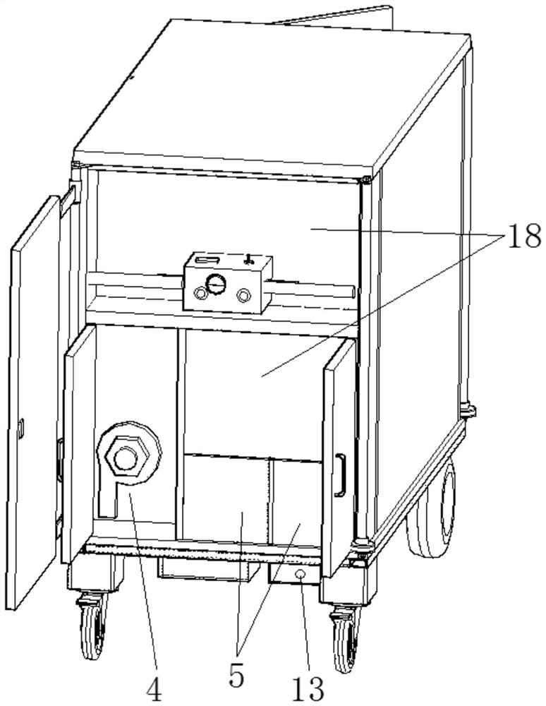 Electric heat-preservation serving trolley