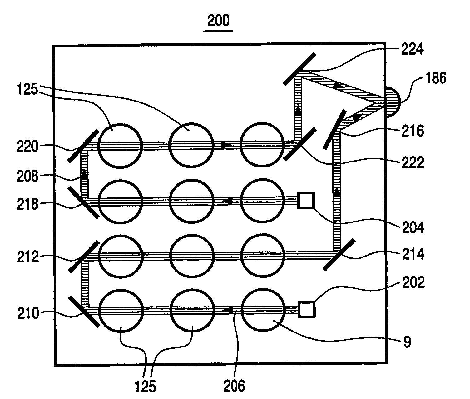 Apparatus equipped with an optical keyboard and optical input device